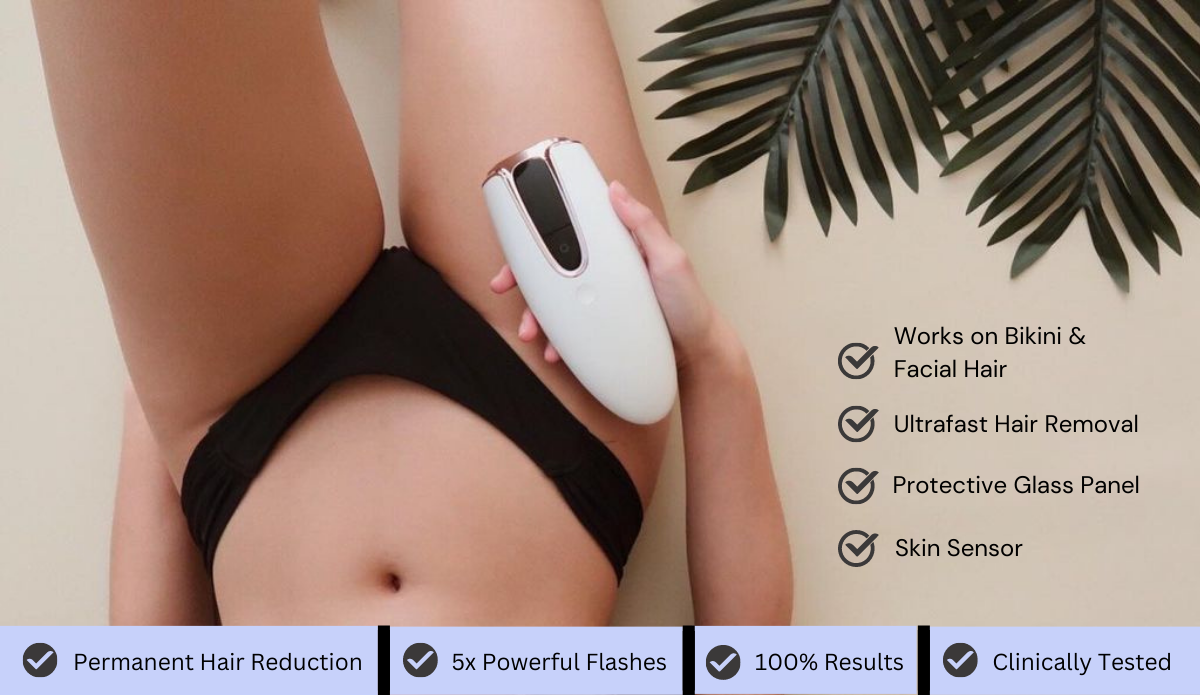 at home permanent IPL Laser hair removal handset